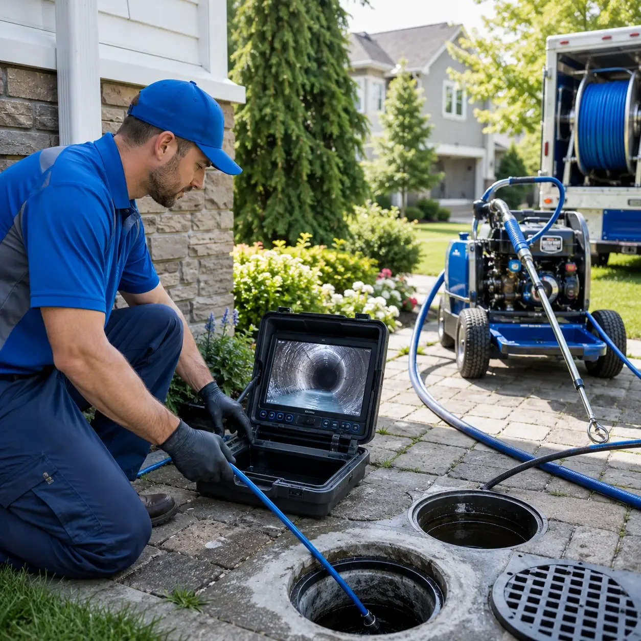 Outdoor drain cleaning professionals serving Milford Square, PA