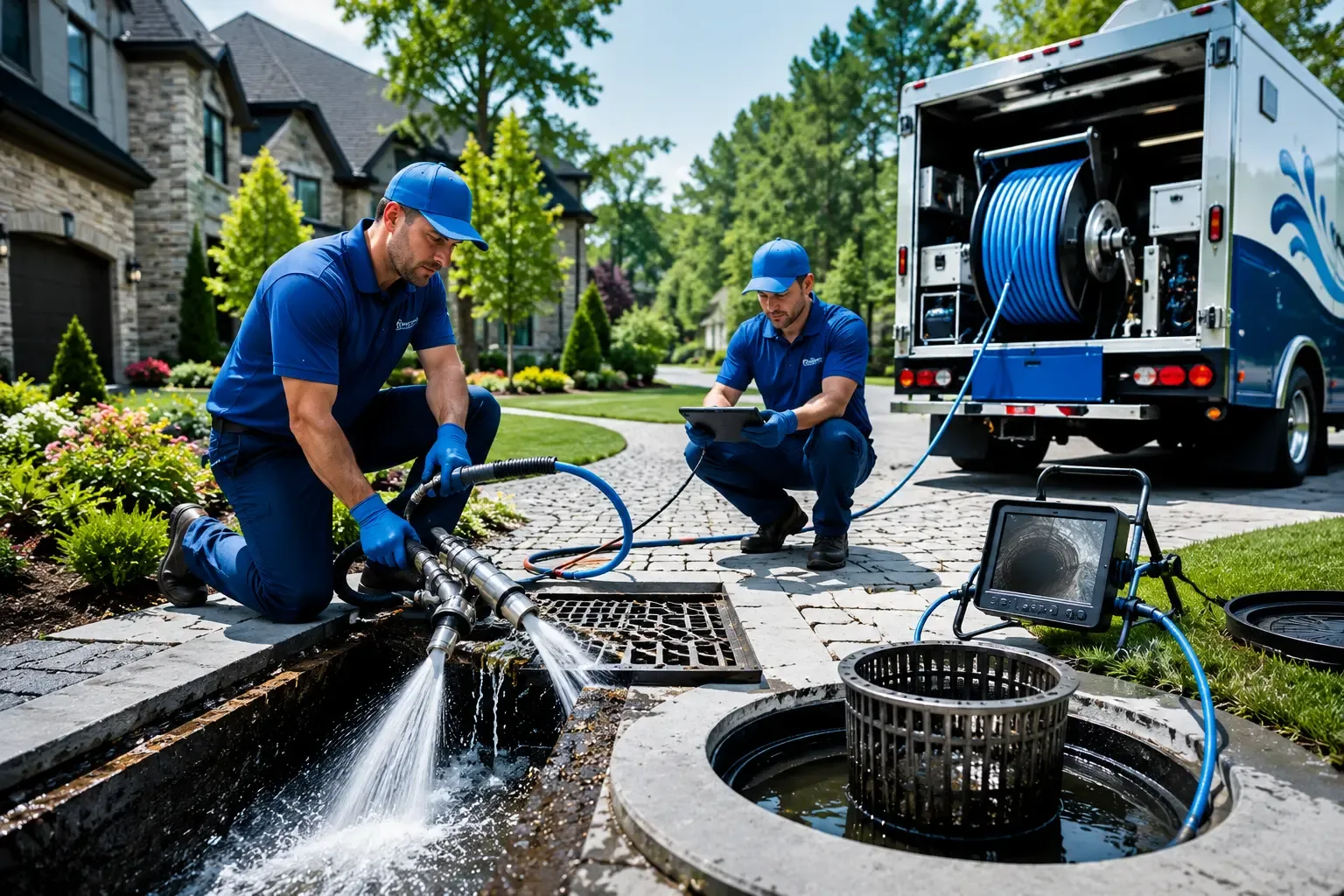 Local outdoor drain cleaning professionals in Milford Square, PA