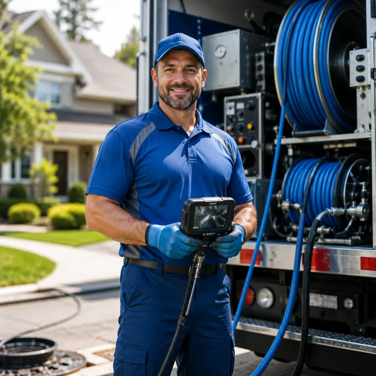 Local outdoor drain cleaning specialists in Milford Square, PA